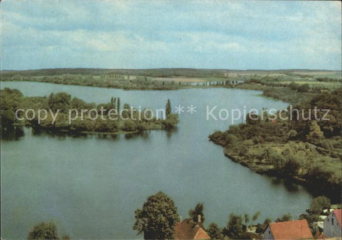 Waren Mueritz Fliegeraufnahme Tiefwarensee