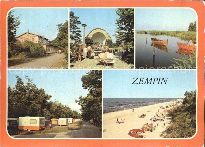 Zempin Camping Strand Konzertmuschel