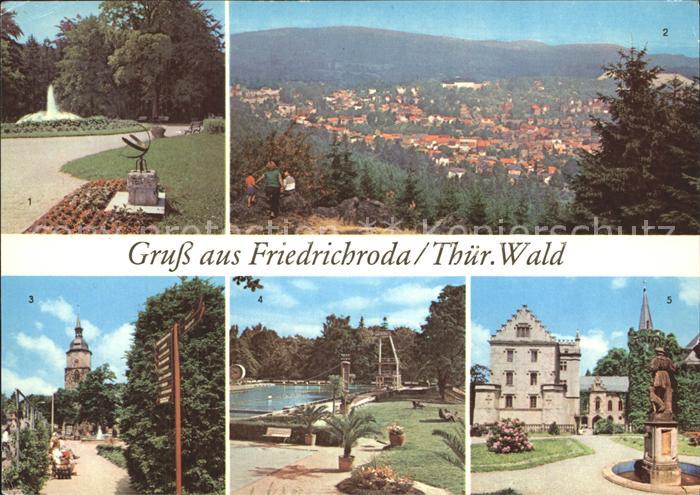 Friedrichsroda Puschkinpark Schloss-Reinhardsbrunn Kuranlagen