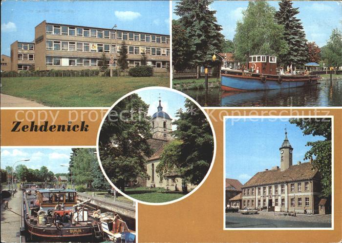 Zehdenick Hafen Schleuse Pfarrkirche