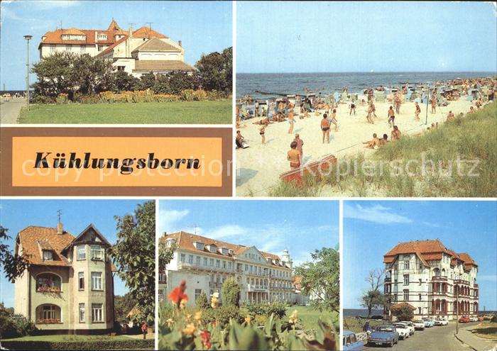 Kuehlungsborn Ostseebad Strand Schloss am Meer Haus Georgine