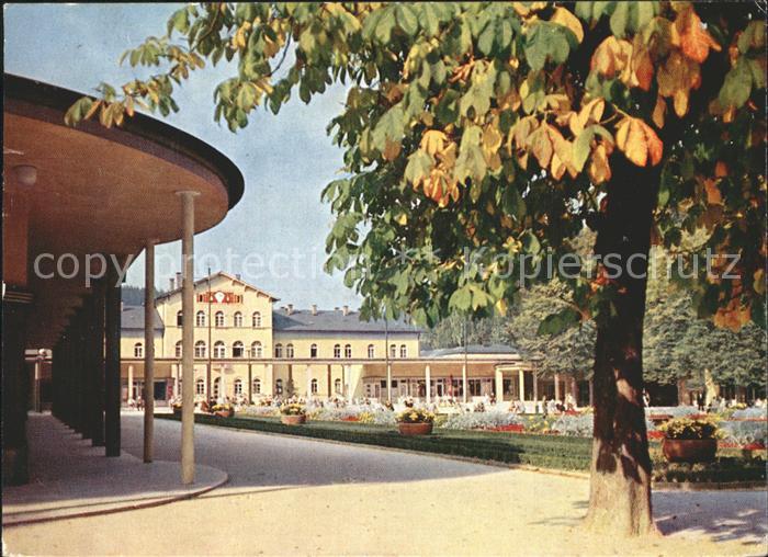 Bad Elster Kolonnaden mit Badehaus