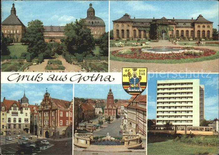 Gotha Thueringen Schloss Friedenstein Orangerie Markt