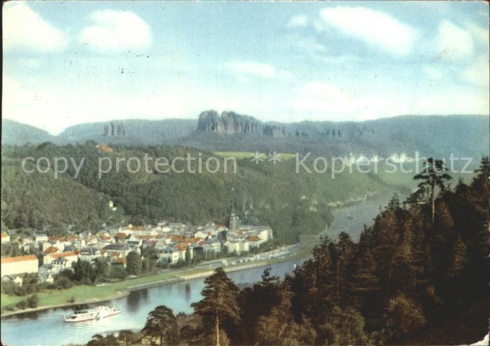 Bad Schandau mit Schrammsteinen