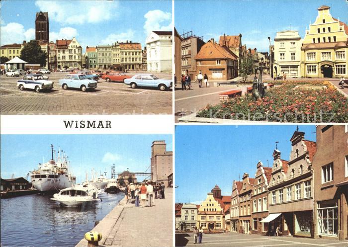 Wismar Mecklenburg Markt Kraemerstrasse Hafen