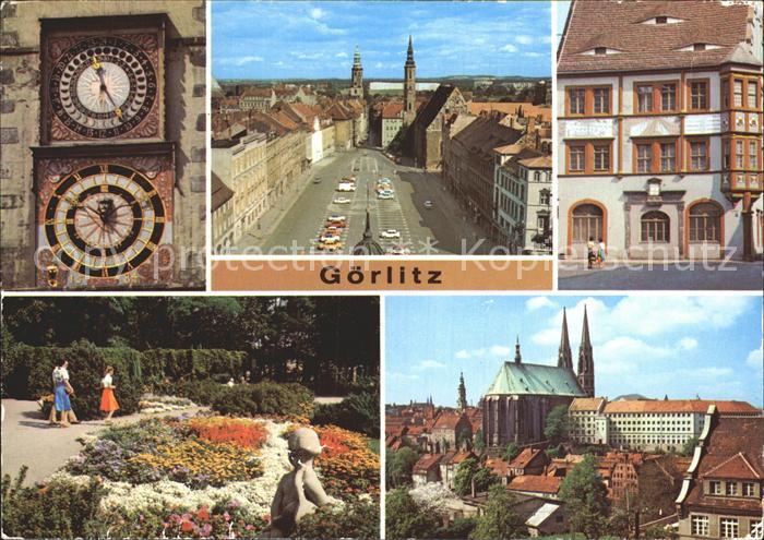 Goerlitz Sachsen Leninplatz Rathausuhren Friedenshoehe