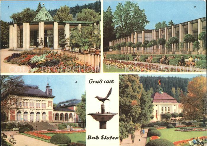 Bad Elster Moritzquelel Kurhaus Wandelhalle Badehaus