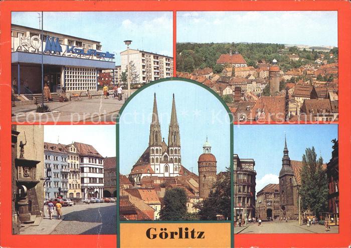Goerlitz Sachsen Nikolaikirche Untermarkt Peterskirche Frauenkirche
