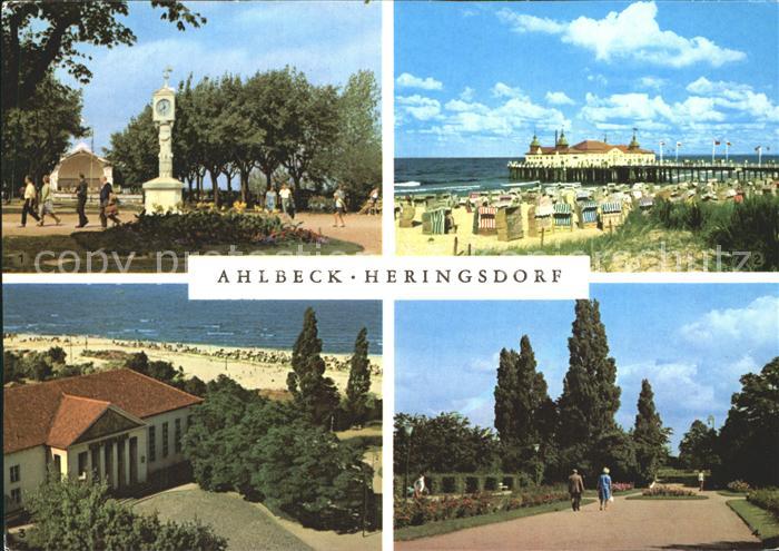 Ahlbeck Ostseebad Seebruecke Kurpark Heringsdorf Kulturhaus