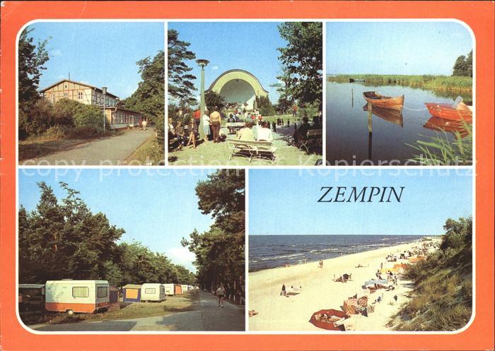 Zempin Kurplatz Strand Camping Achterwasser
