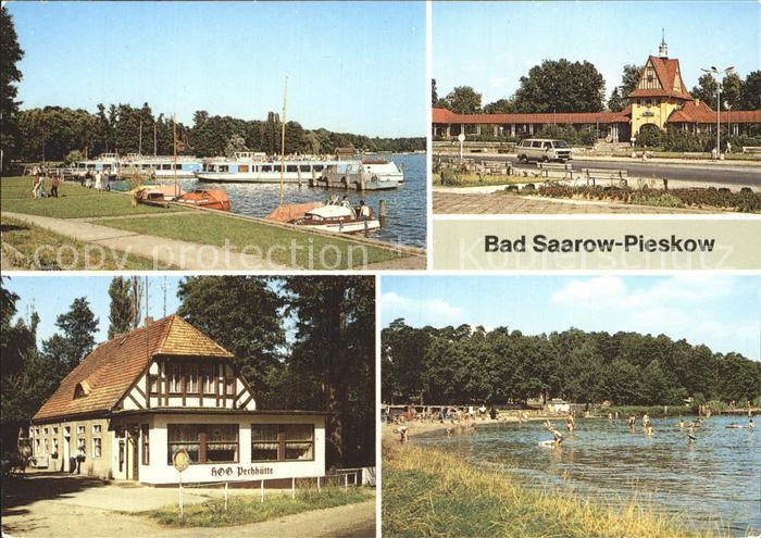 Pieskow Bad Saarow Neptunbad Schwanenwiese Restaurant Pechhuette