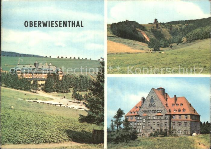 Oberwiesenthal Erzgebirge Schanze Sanatorium Sachsenbaude Ferienheim Aktivist