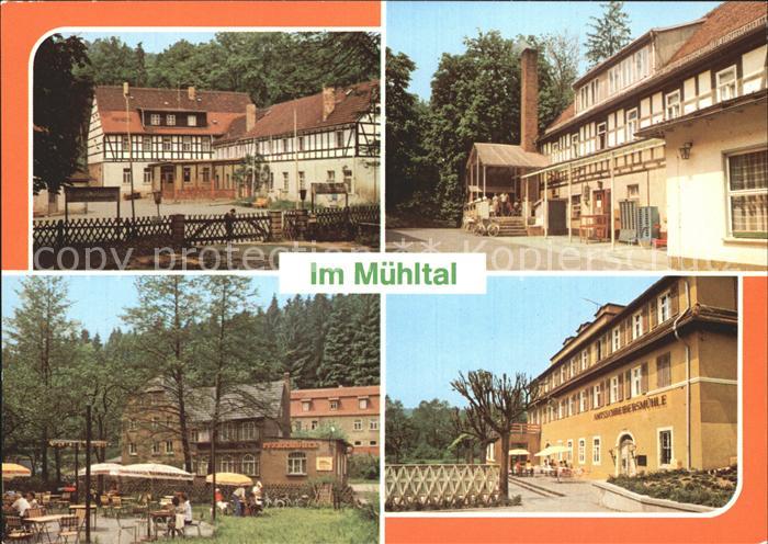 Muehltal Thueringen Schoessersmuehle Naupoldsmuehle Pfarrmuehle Amtsschreibermue