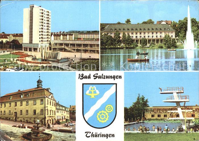 Bad Salzungen Leninplatz Kurhaus Rathaus Markt