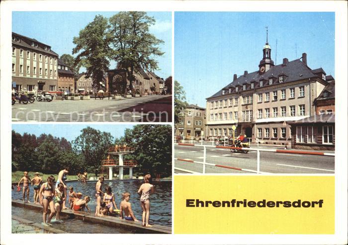 Ehrenfriedersdorf Erzgebirge Martk Rathaus Strand