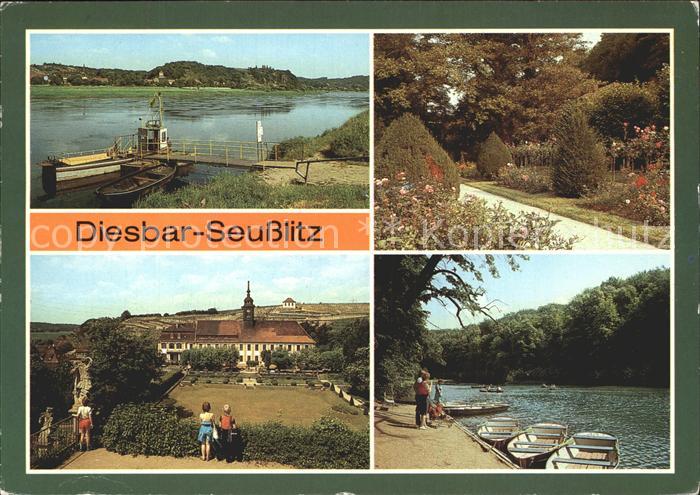 Diesbar-Seusslitz Elbe Schlossgarten Gondelteich