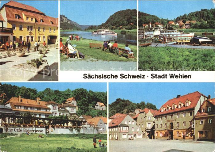 Wehlen Sachsen Karl-Marx-Platz EisCafe Elbterrasse