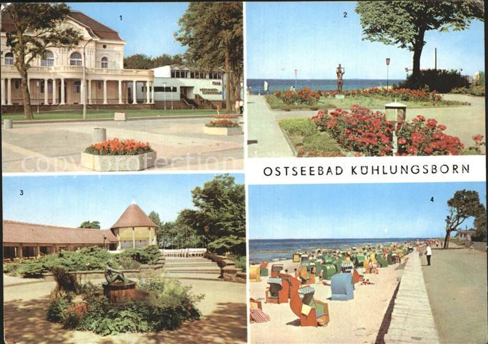 Kuehlungsborn Ostseebad Meerwasserschwimmbad Konzertgarten Strand