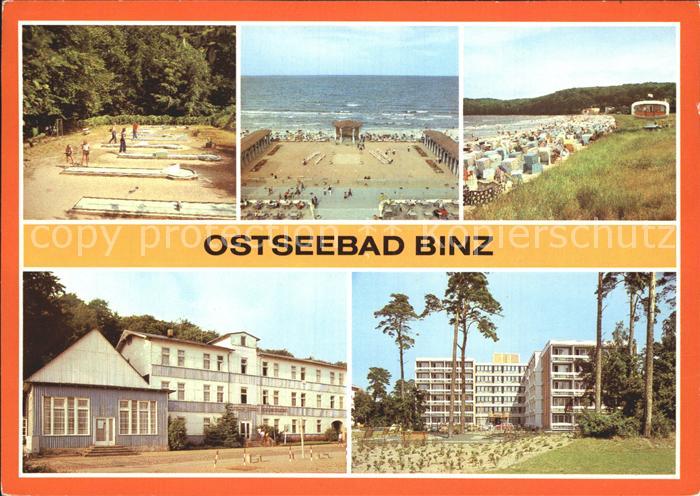 Binz Ruegen Minigolf Strand Erholungsheime