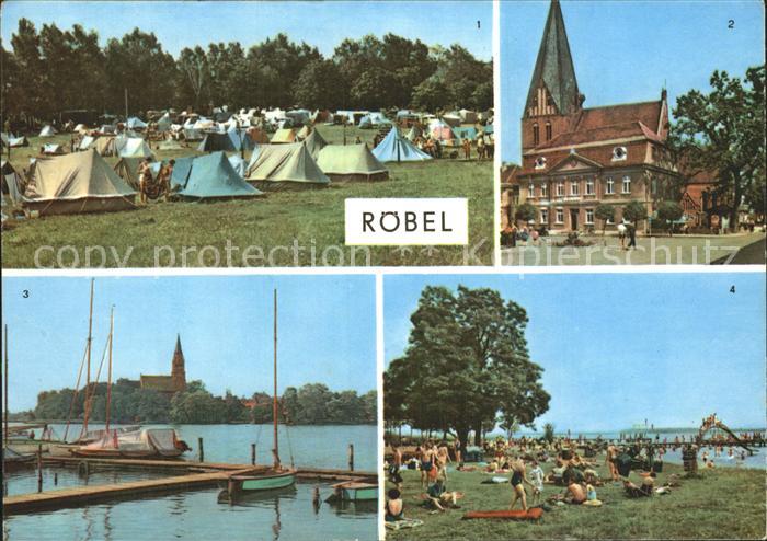 Roebel Mueritz Camping Strand Rathaus