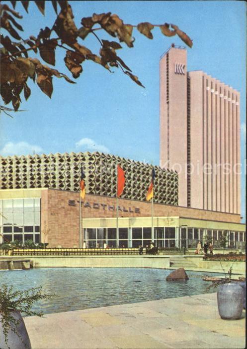 Karl-Marx-Stadt Stadthalle und Interhotel Kongress
