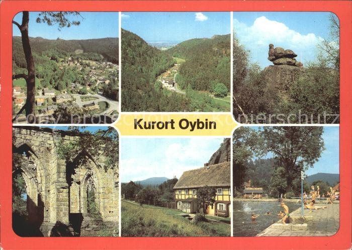 Oybin Sachsen Bruetende Henne auf dem Toepfer Klosterruine Freibad