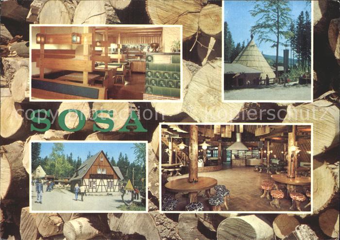 Sosa Erzgebirge Restaurant Koehlerhuette an Talsperre des Friedens