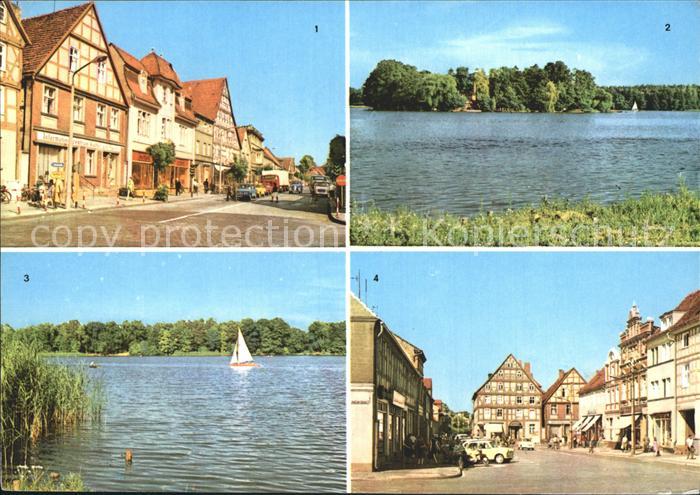 Kyritz Brandenburg Johann Sebastian Bach Strasse Untersee Platz der Einheit