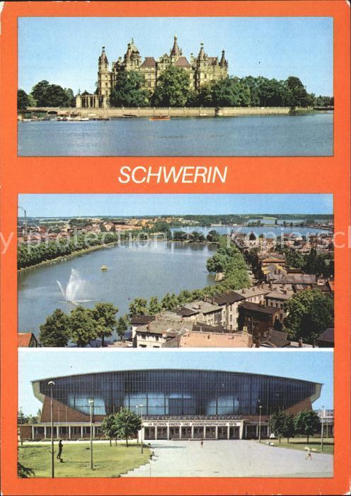 Schwerin Mecklenburg Schloss Pfaffenteich Kongresshalle