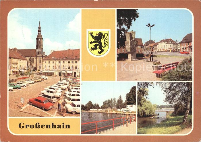 Grossenhain Sachsen Karl-Marx-Platz Leninplatz Freibad Gondelteich