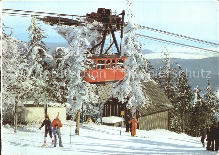 Oberwiesenthal Erzgebirge Seilbahn am Fichtelberg