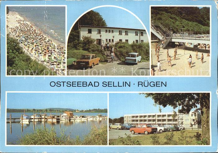 Sellin Ruegen Strand Hafen