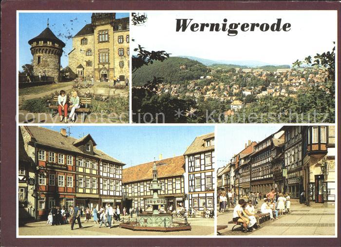 Wernigerode Harz Feudalmuseum Schloss Wernigerode Hasserode Markt Breite Strasse