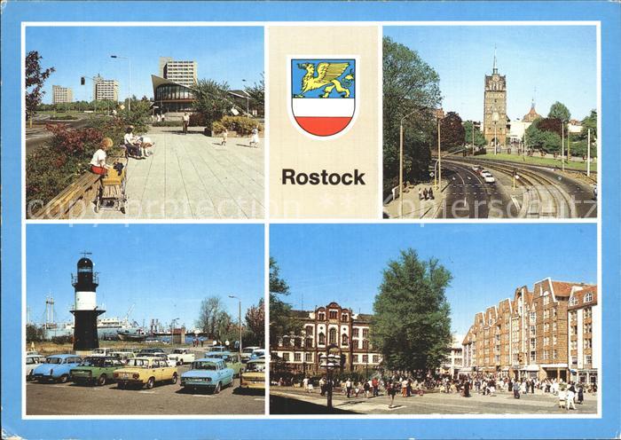 ROSTOCK CITY Restaurant Kosmos Kroepeliner-Tor Molenfeuer Warnemuende Schiffsba