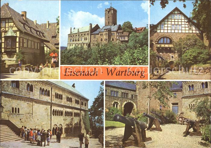 Eisenach Thueringen Wartburg Kanonen