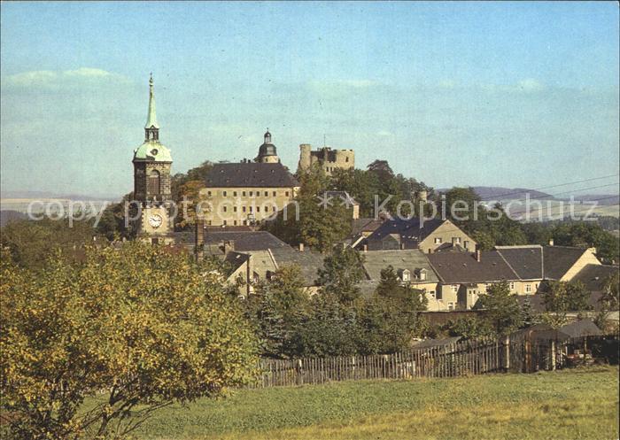 Frauenstein Brand-Erbisdorf mit Schloss und Burgruine