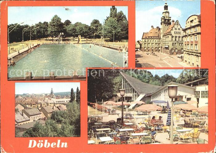Doebeln Freibad Rathaus Restaurant Buergergarten