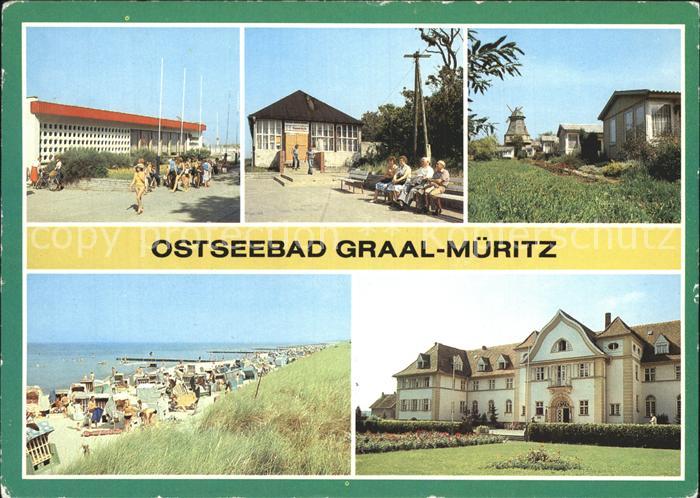 Graal-Mueritz Ostseebad Cafe Seeblick Strandperle Sanatorium