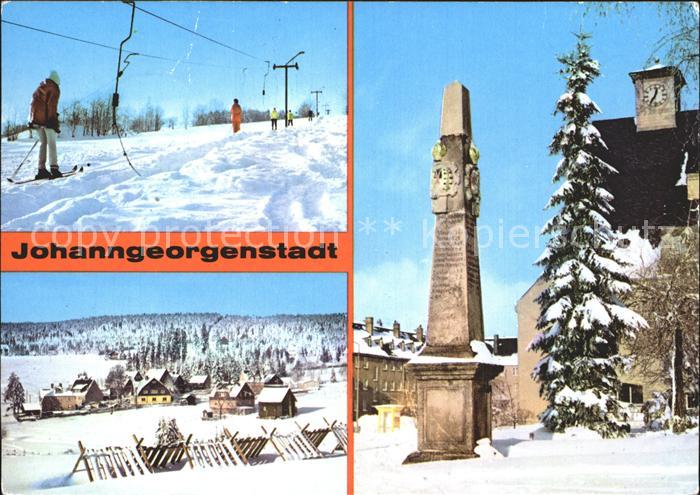 Johanngeorgenstadt Schlepplift Steinbach Postsaeule