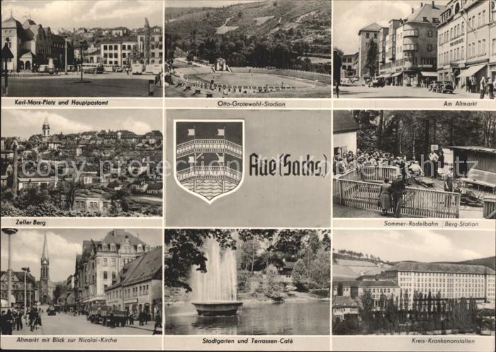 Aue Sachsen Sommerrodelbahn Altmarkt Zeller-Berg