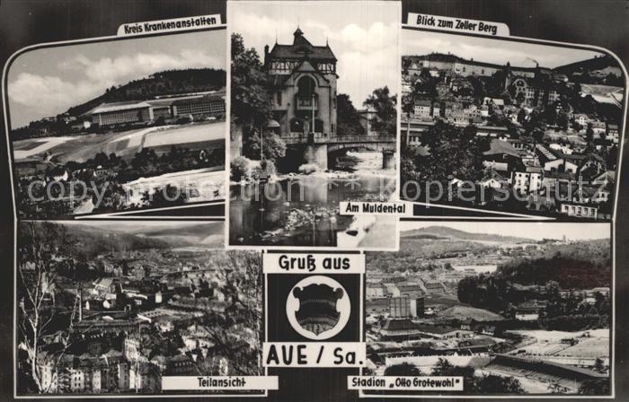 Aue Sachsen Zeller-Berg Stadion Krankenhaus