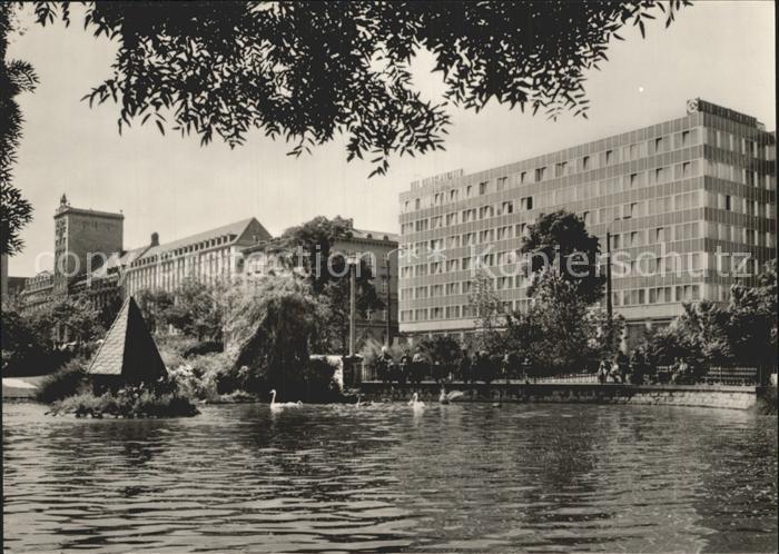 LEIPZIG Sachsen Goethestrasse Schwanenteich