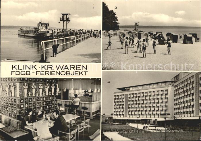 Klink Waren Strand Mole DachCafe Erholungsheim Herbert Warnke