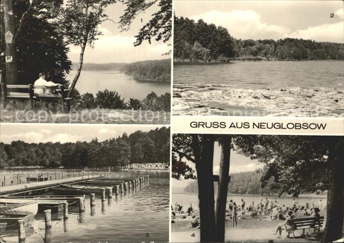 Neuglobsow Strand Seebruecke