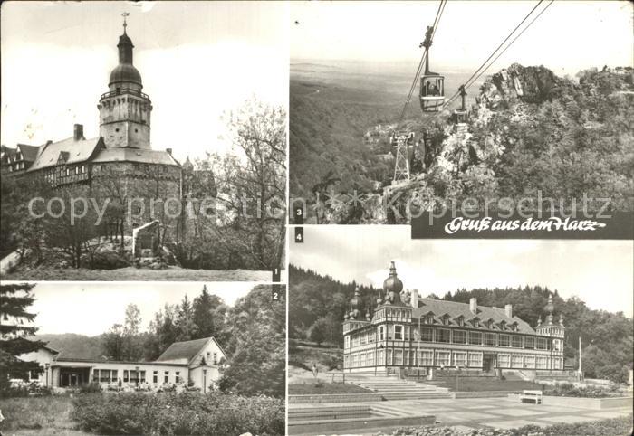 Harz Burg Falkenstein Schwebebahn-Thale Alexisbd
