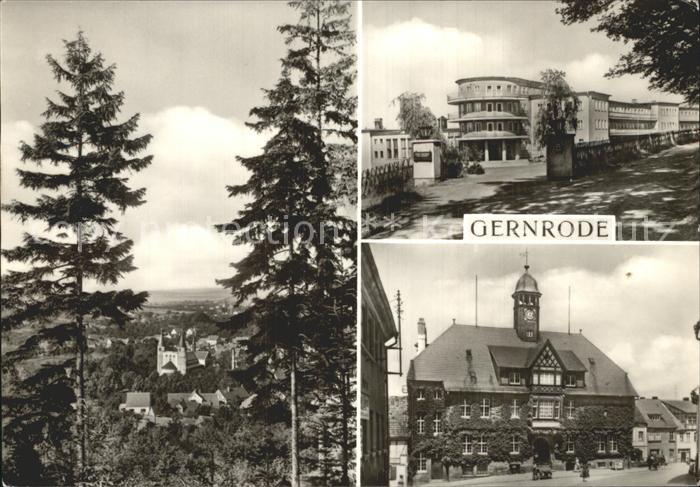 Gernrode Harz Rathaus Ferienheim Fritz Heckert
