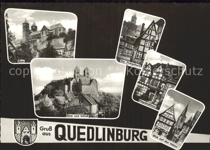 Quedlinburg Harz Dom Schloss Klopstockhaus Haken Finkenherd