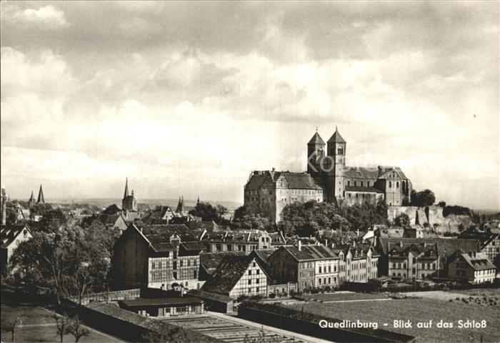 Quedlinburg Harz mit Schloss