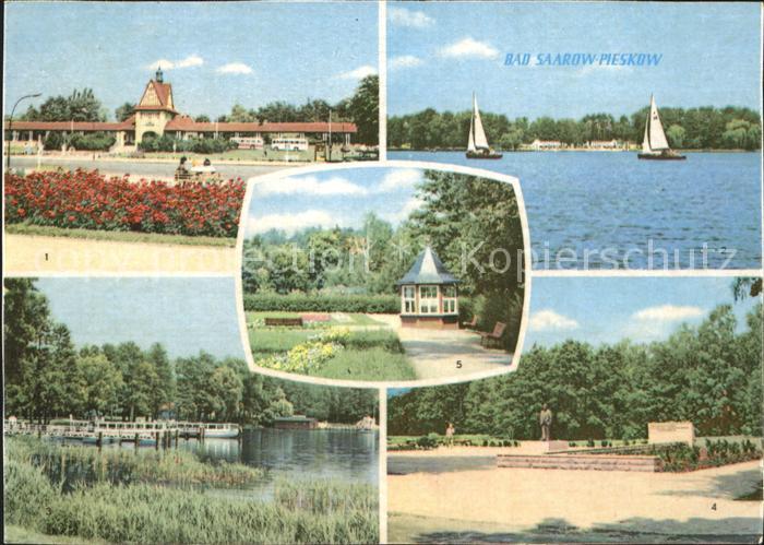 Bad Saarow Johannes R. Becher Platz Scharmuetzelsee Solquelle