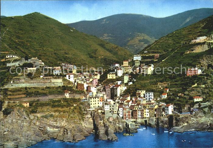 Riomaggiore Flugansicht